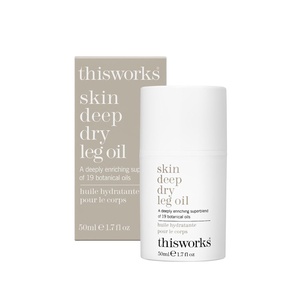 image:imageTHISWORKS Skin Deep Dry Leg Oil 5 fl oz  Natural Body Oil 19 Oils17 Fl Oz Pack of 1