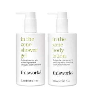image:imageThis Works In The Zone Set 101 fl oz each  Shower Gel amp Body Lotion DuoBody Set
