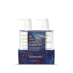 image:imageThis Works In The Zone Set 101 fl oz each  Shower Gel amp Body Lotion DuoGel  Lotion Duo